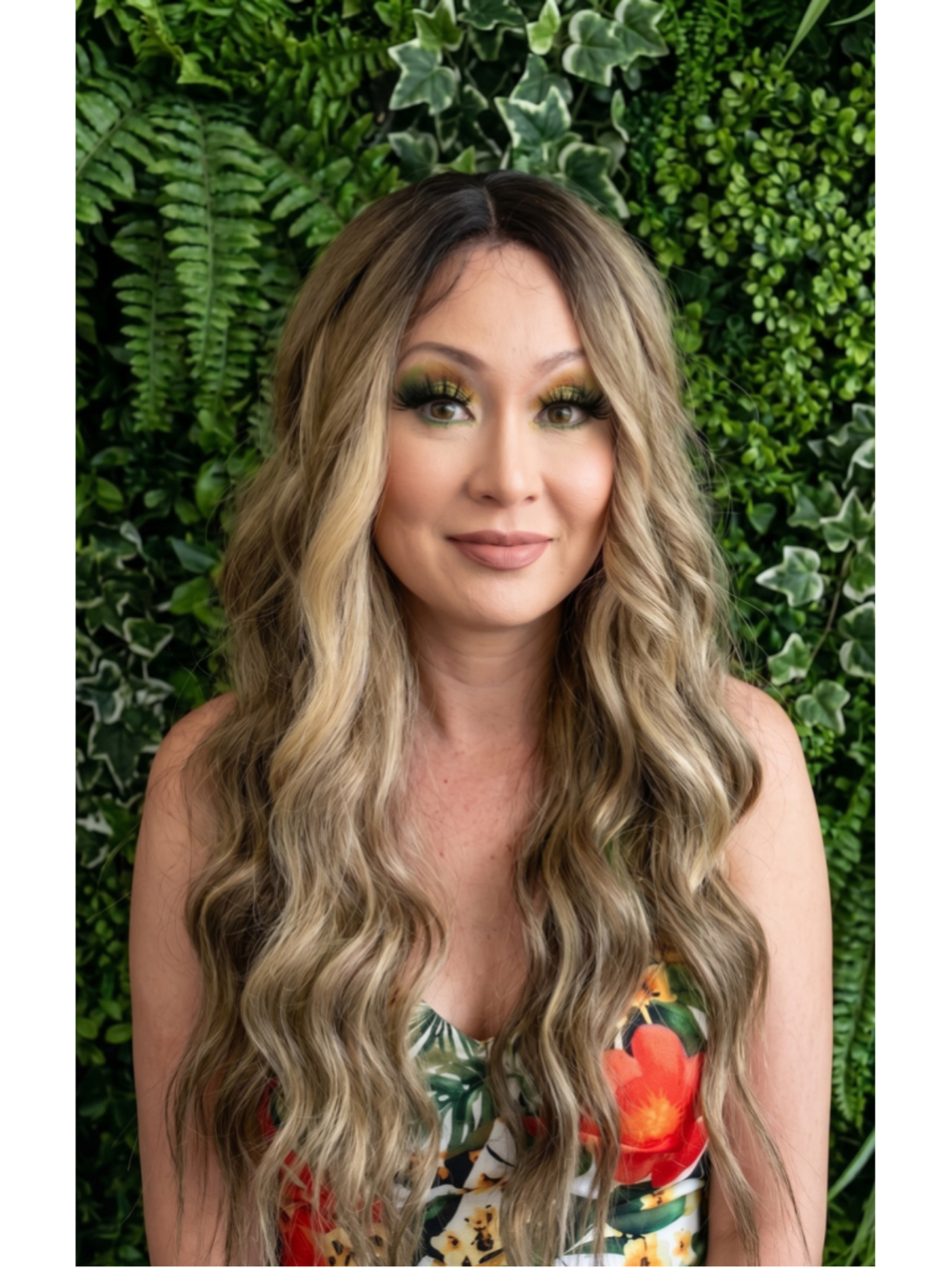 Kenzie in Cocoa Loco | 28" Wavy Brown/Blonde Luxury Lace Front Wig